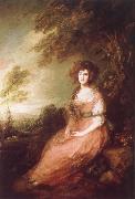 Thomas Gainsborough Mrs.Richard Brinsley Sheridan oil painting on canvas